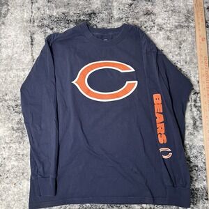 Chicago Bears Men's Long Sleeve T-Shirt Medium, NFL Football